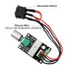 6V 12V 24V 28V 3A 80W DCed Motor Speed Controller PWM Adjustable Reversible Switches & Driver for Versatile Application