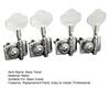 4Pcs Open Gear Bass Tuner Electric Bass Machine Head Left Right Hand Guitar Bass Tuning Key Peg Replacement Parts