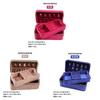 Luxury Double Layer Jewelry Organizer With Zipper For Travel And Home Storage