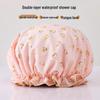 Double-Layer Waterproof Shower Cap for Long Hair - Multi-functional Anti-Oil Fume Hat