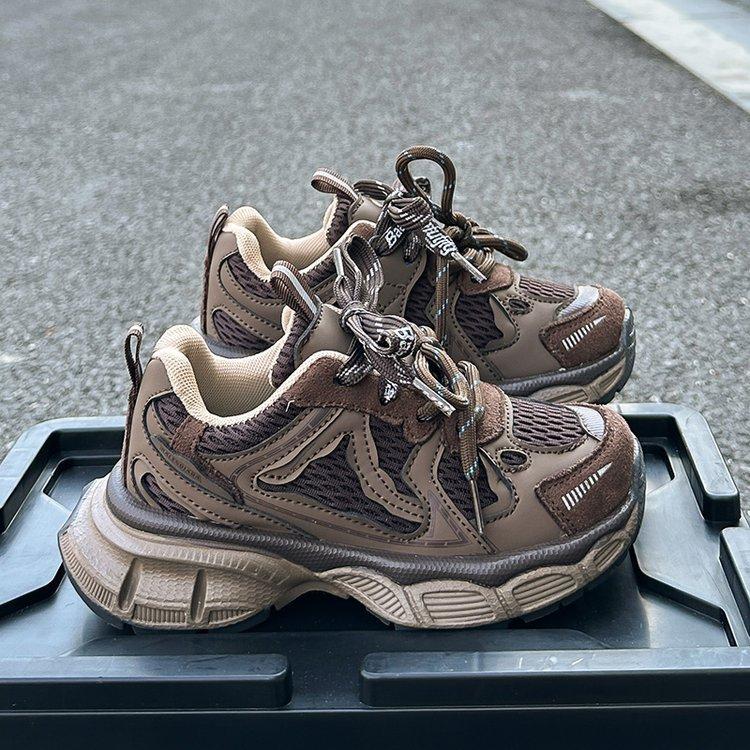 

Children s double net autumn sports shoes 2025 new Bajia boys shoes dad shoes breathable mesh girls shoes 37 size shoe inner length 22.5cm