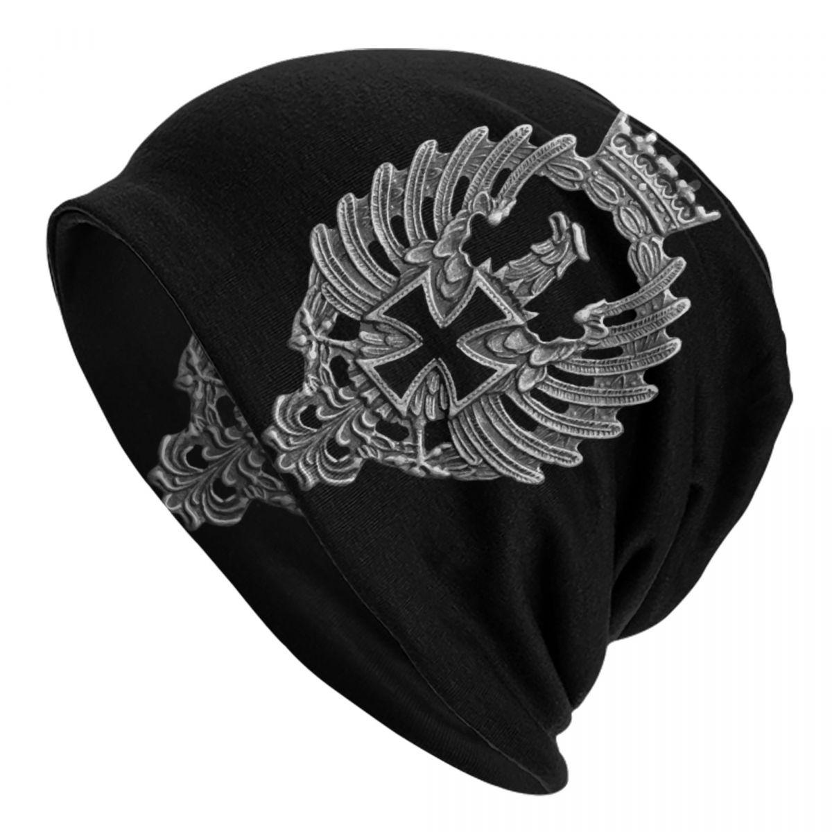 

Spanish Blue Division Medal Bonnet Hat Autumn Winter Street Spain Skullies Beanies Hats Unisex Spring Dual-use Caps