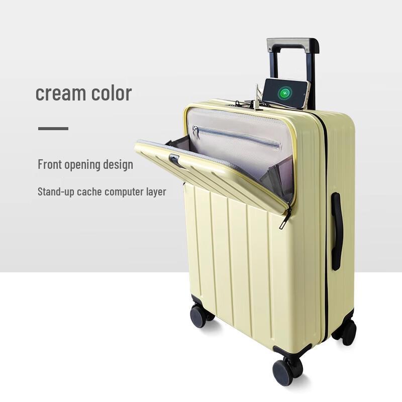 Yuan Siyi Lightweight ABSPC Spinner Travel Luggage