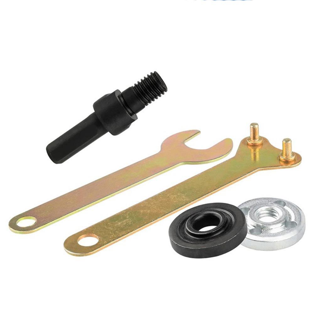 5/10pcs Metal Electric Drill Converter 6mm 10mm Attachment Angle Grinder Connecting Rod Polishing Wheel Drill Adapter