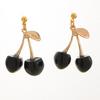 Summer Sweet Red Cherry Transparent Fruit Earrings