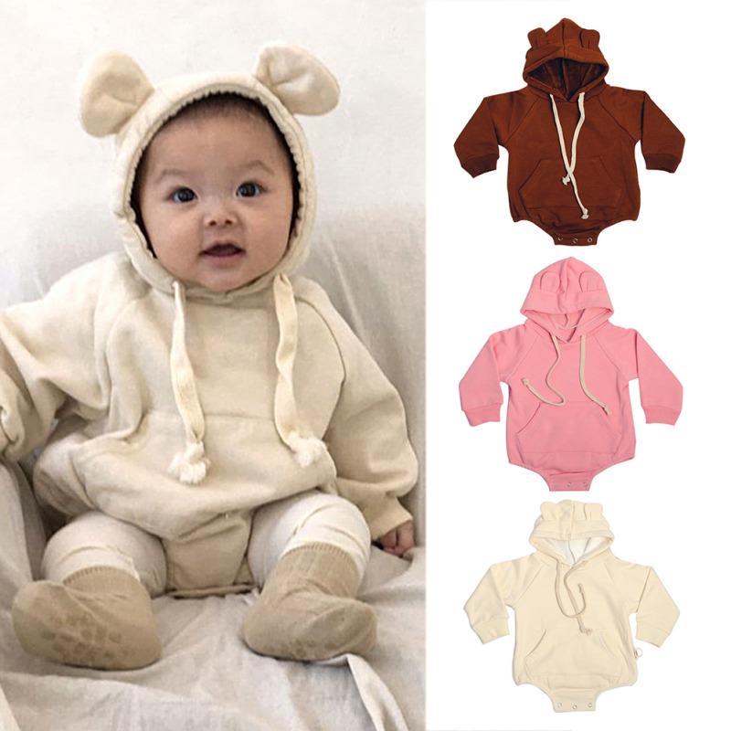 Buy Baby Bodysuits Plus Velvet Jumpsuit Autumn Infant Cotton Bodysuit