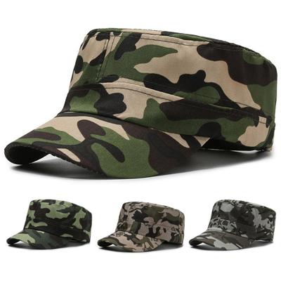 Camouflage Baseball Cap Unisex Lightweight Anti-UV Sun Protection Portable Summer Flat Hat Outdoor Training Hiking Sport Cap Adult Soldier Hat
