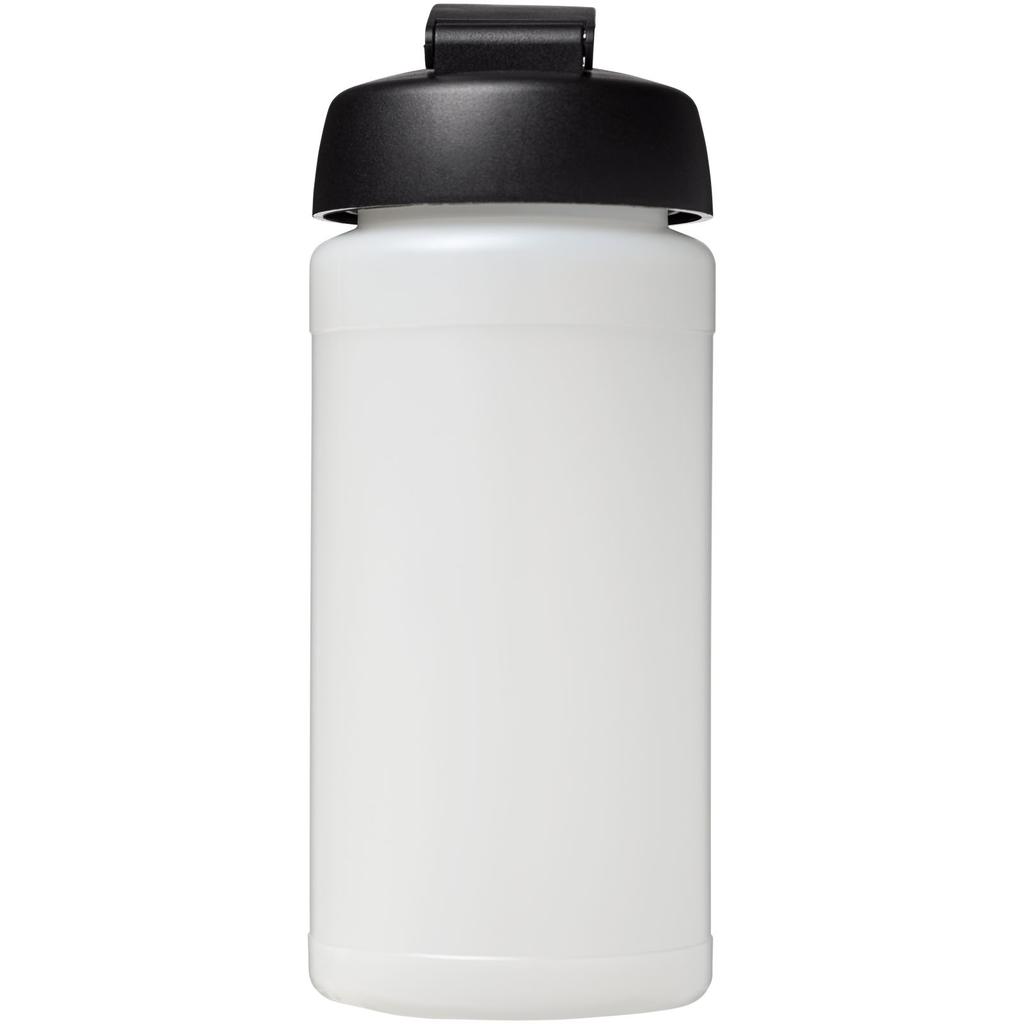 Sports bottle with flip lid, 500 ml Baseline™ "Plus" Transparent