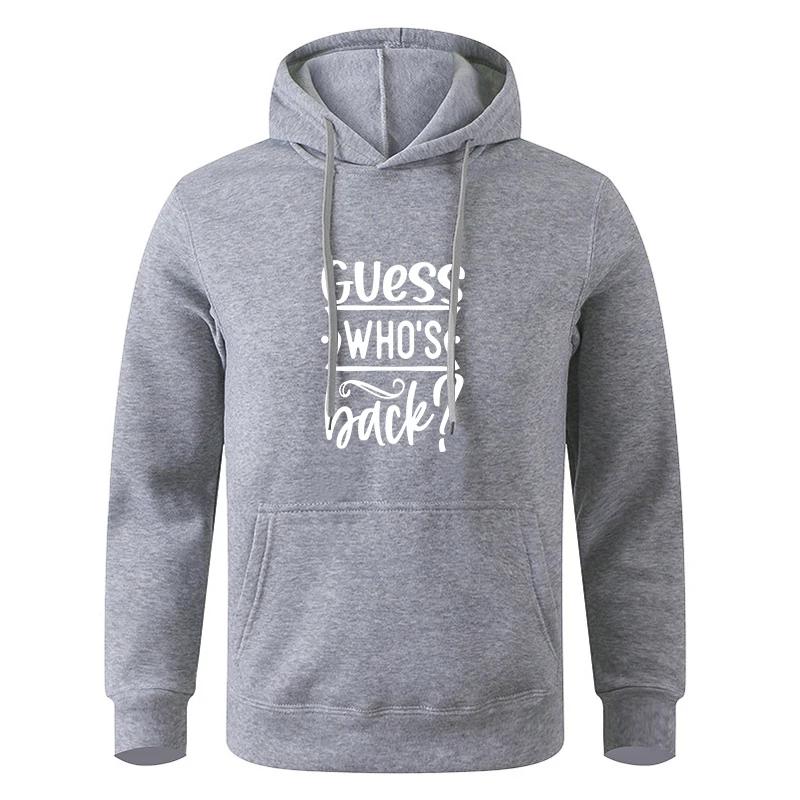 Autumn Teens Long Sleeve Printed Black Gray Hooded Sweatshirt Sportswear Hoodie