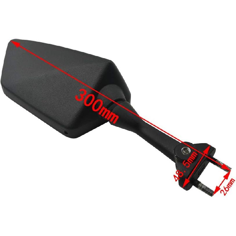 AHL Rear view Side Mirrors Compatible with Kwasaki EX250 Ninja EX 250 2008-2013,56001-0099