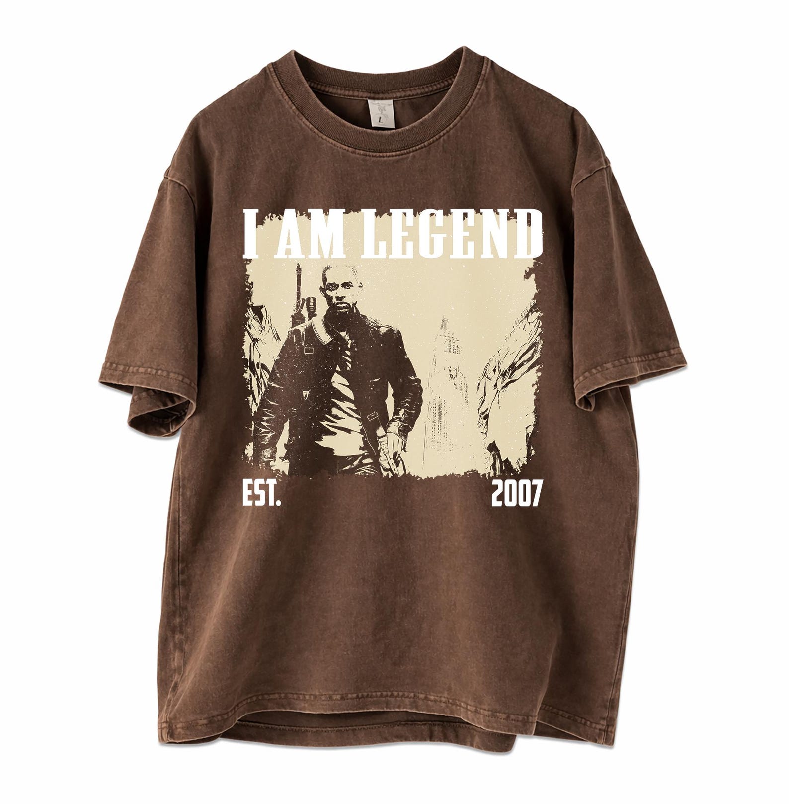 I Am Legend Movie T shirt, Comfort Colors Graphic Tee XL