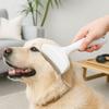 V-shaped Slicker Brush Dual Use Pet Hair Removal Comb Efficient Pet Grooming Comb  Pet Cleaning