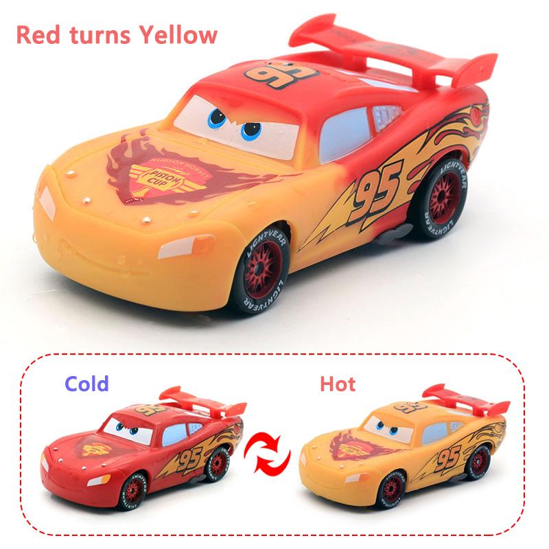 

Disney Cars New Generation Color Changing Series Lightning McQueen Dr. Hudson 1:55 Plastic Diecast Model Children s Toy Car