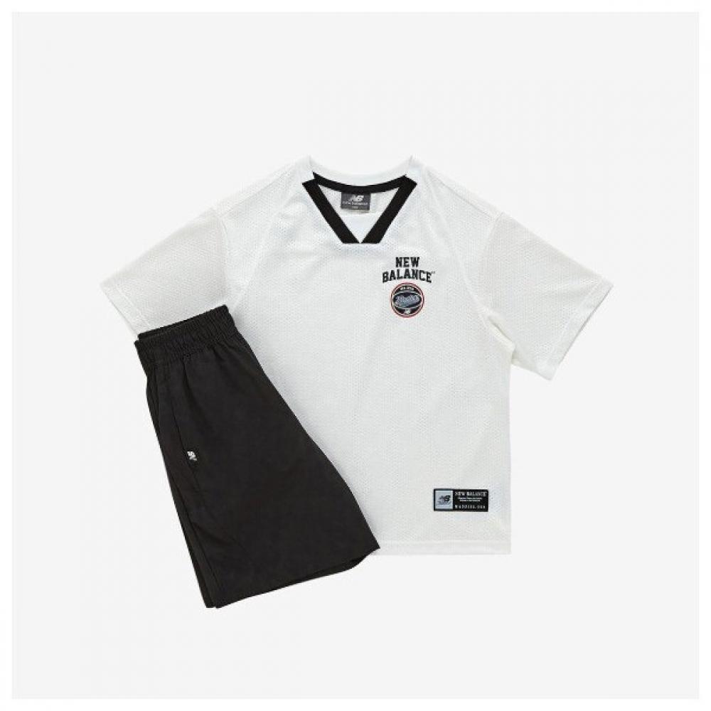 

New Balance Kids EssenTial Uni ShorT Sleeve Cool Mesh T shirT seT Up Nk9y (10)White/160
