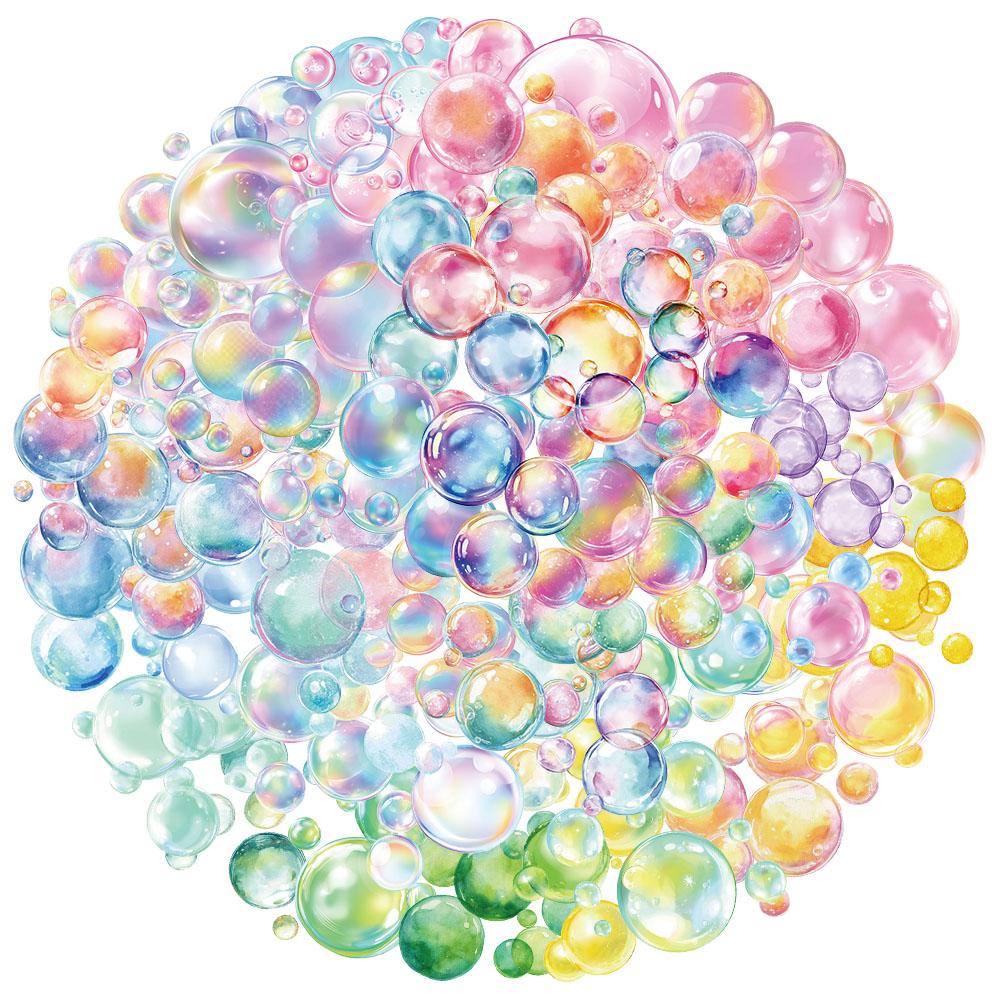 50PCS Creative Bubble PET Transparent Sticker Phone Case Decoration DIY Phone Case Notebook Sticker