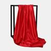 90Cm Solid Colors Neckerchief Hijab Scarf For Women Silk Satin Headband Hair Scarves Female Square Shawls Head Scarfs For Ladies