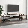 Vidaxl TV Cabinet, Smoked Oak, 197X35X52 Cm
