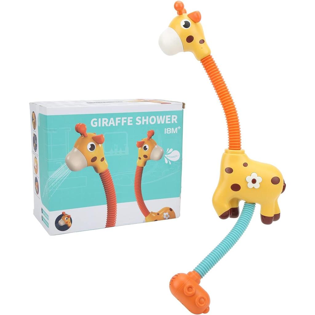 Baby Bath Shower Head Electric Giraffe Shower Bath Toy Kids Bath Water Spray Toy Baby Water Feature