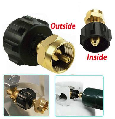 Regulator Valve Propane Refill Adapter LP Gas 1 LB Cylinder Tank Coupler