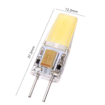 5W Mini GY6.35 LED Silicone Crystal Light Bulbs AC/DC 12V 1508 No Flicker Cold Warm White Replace Halogen 50W Chandelier Lamps