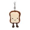 Jellycat Fun Food Series Toast Bread Cute Doll Plush Doll 13cm Tall