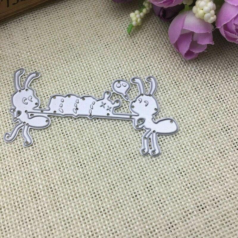 Ameisen-Stanzformen, Metallschablone, DIY, Scrapbooking, Album, Papier, Karte, Prägung, Handwerk, gestanztes Insekt