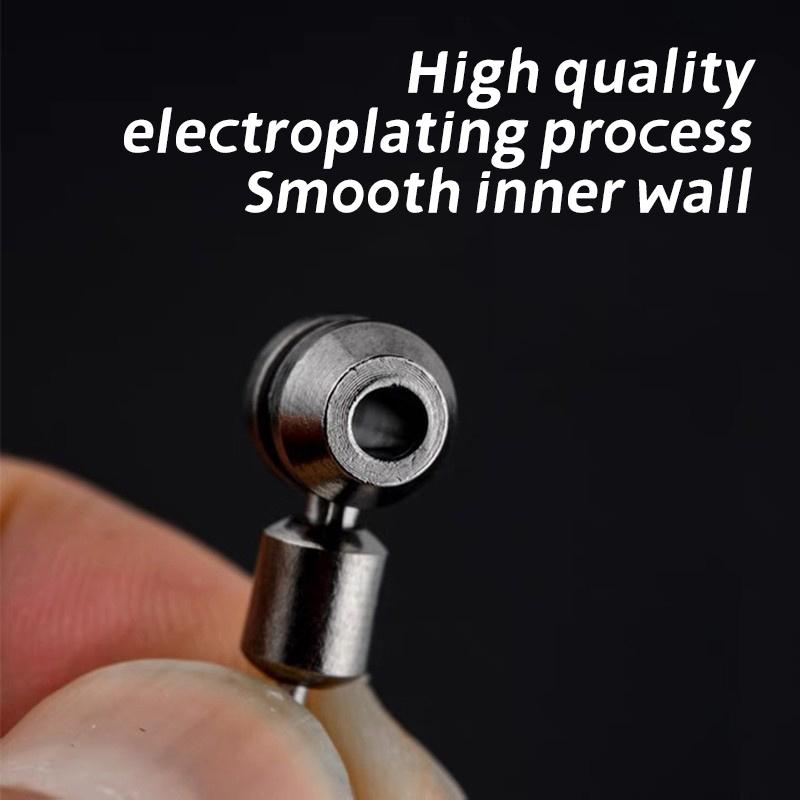 10Pcs Fishing Swivels 3-Way Copper Fishing Connector Saltwater Fishing Rolling Bearing Swivel Hook For Carp Tackle Accessories