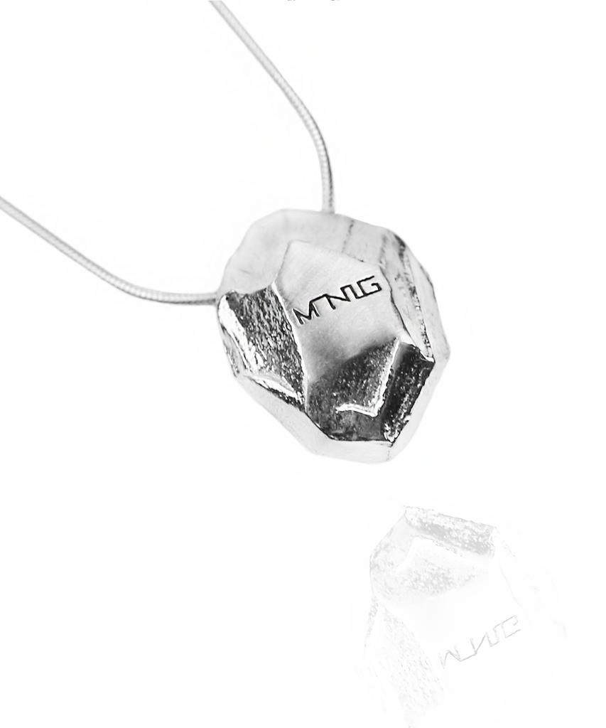 Manig Cragg P Silver Necklace