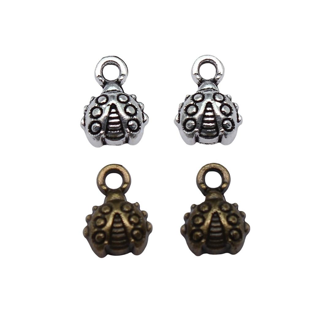 Frogs Insects Charms Vintage Alloy Pendants For Reptile Themed Jewelry