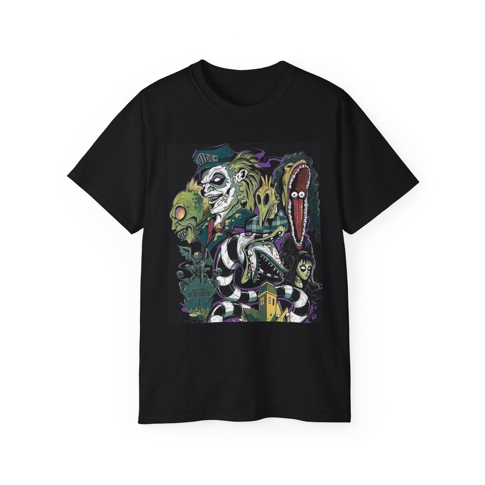 Beetlejuice horror Unisex T-Shirt Ultra Cotton Tee S разноцветный