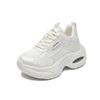Platform dad shoes women's spring new women's shoes small height increase soft sole light casual sports running shoes