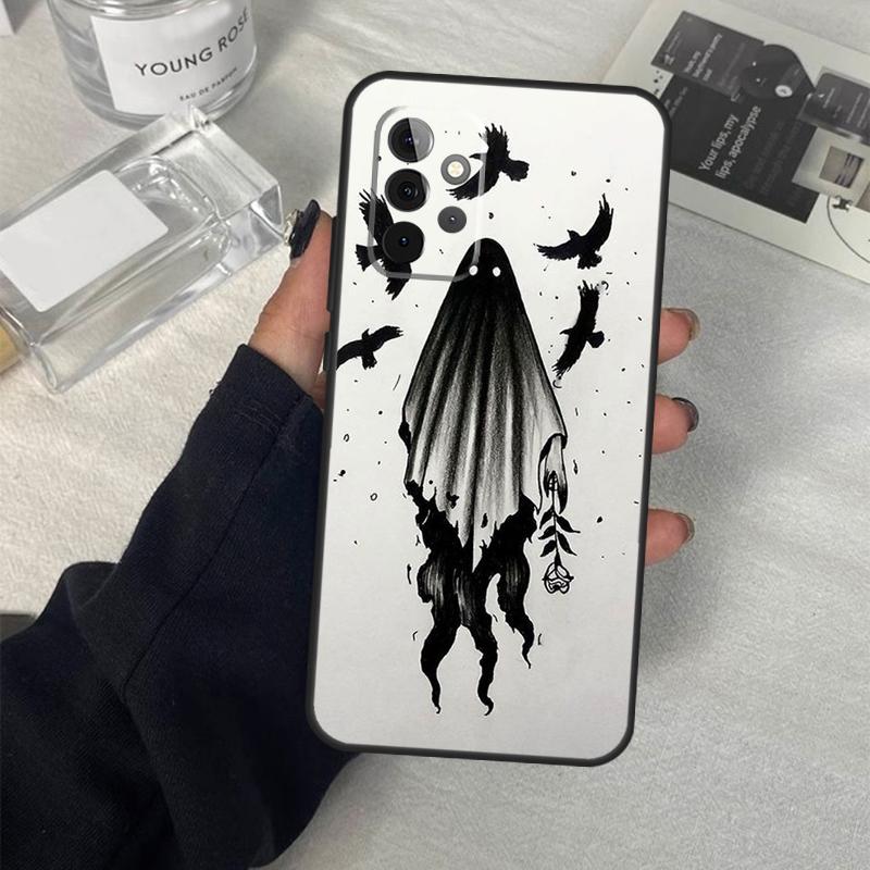 Ghost Halloween Case For Samsung Galaxy A06 A16 A26 A36 A56 A53 A32 A52 A33 A13 A55 A35 A15 A14 A34 A54 A17