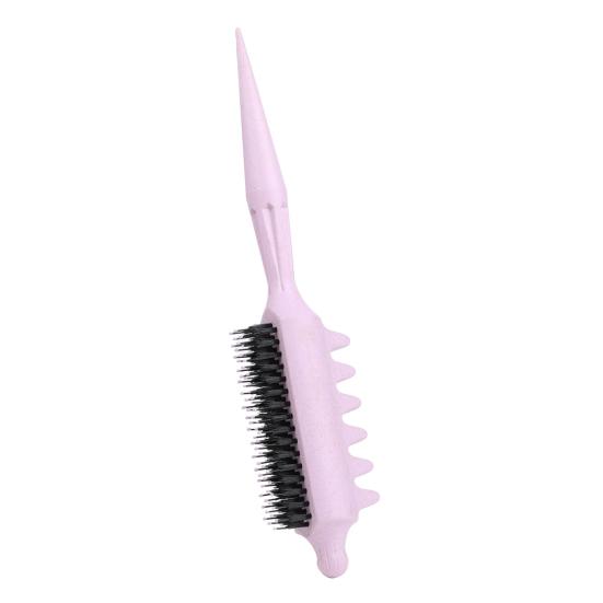 Curl Defining Brush Pointed Tail Reduces Frizz Anti-static Hair Comb Portable Men Women Hair Volumizing Detangling Bristles Brush