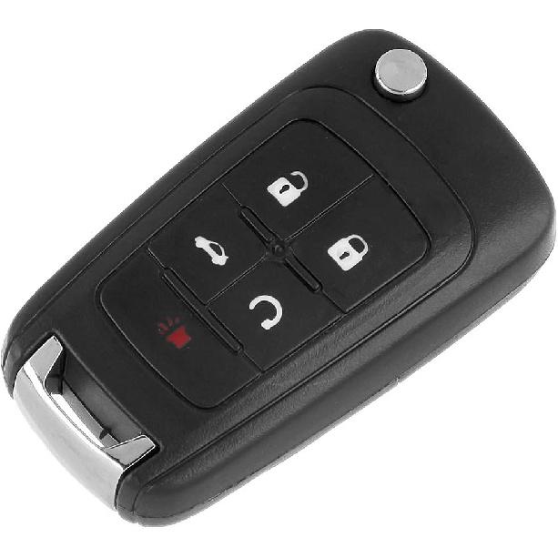 OCPTY 2X Unbearbeiteter schlüsselloser Zugang Fernbedienung Schlüsselanhänger Schale Ersatz für Spezifisch für GMC Terrain/für Buick/für Chevrolet Serie OHT01060512 5461A-01060512