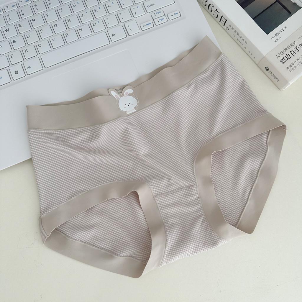 N8350 Soft Cotton Lined Mid Rise Womens Underwear Breathable Comfortable All Season Panties Coffee