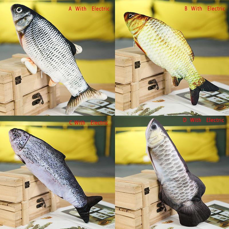 Electronic Pet Cat Toy Electric Usb Charging Simulation Fish Toy Cat Chewing Toy