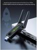 1300M Dual-Band Wireless Network Adapter 5G - Plug & Play for Laptop/Desktop