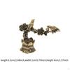Animal Incense Holder,Bird and Flower Collectible,Copper Funny Handmade Bird Figurine,Incense Burner