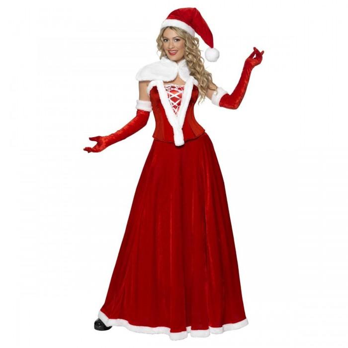 Smiffys Womens/Ladies Luxury Miss Santa Costume Set