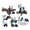 5 Niedliche Panda Bambusbaum Zweig Kreativer Dreidimensionaler Magnetischer Verschluss Kühlschrankmagnete, Magnetische Aufkleber und Handyhüllen Materialien