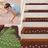 Safety Mute Luminous Bear Claw Stair Mat Self Adhesive Step Rug Carpet Stair Step Mat  Household
