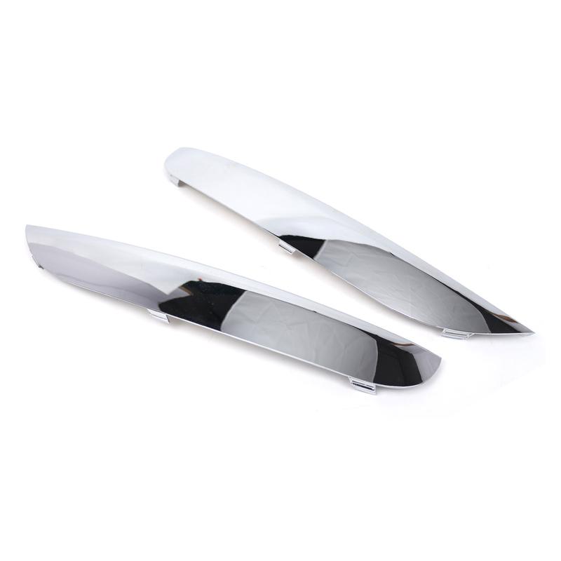 2pcs Front Bumper Moulding Trim For BMW 7 Series F01 F02 2009-2015 Front M Sport Bumper- 51118047727 51118047728 Car Acesssories