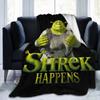 Shreks Happens Anime Blanket Fleece Printed Breathable Lightweight Throw Blanket for Bedding Office Rug Piece