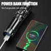 Hochleistungs-LED-Taschenlampe Typ-C Wiederaufladbar Zoom weißes Licht Tragbare Taschenlampe Outdoor Leistungsstarke Taschenlampe mit USB-Aufladung