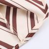 2026 Spring Elegant European & American Style Striped Midi Dress for Women