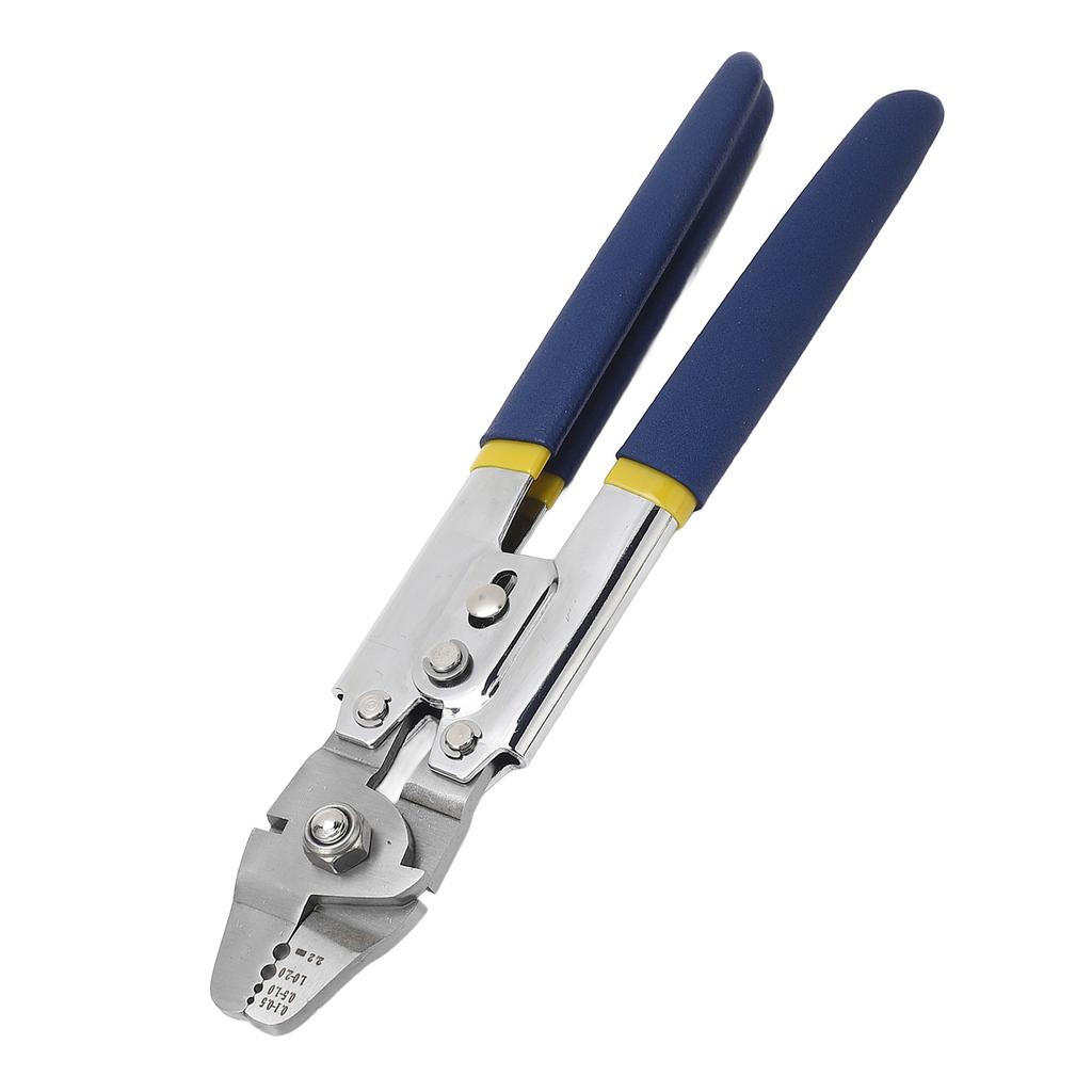 Drahtseil-Crimpwerkzeug, professionelles, effizientes Drahtseil-Crimpwerkzeug aus Edelstahl mit Zwinge für 0,1 bis 2,2 m