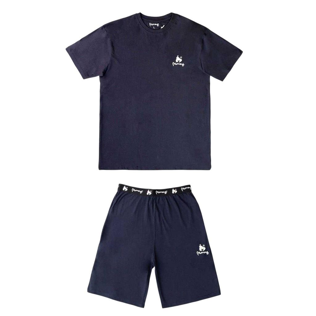 Money Mens Cotton Lounge T-Shirt & Shorts Set