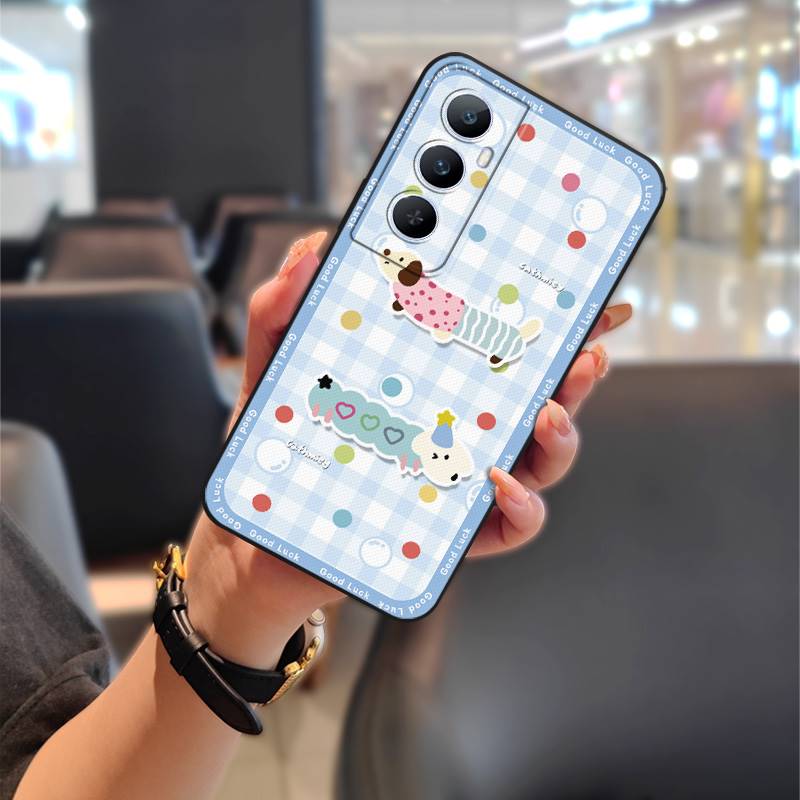 Protective Durable Phone Case For Realme C65 Fashion Design Cute Animals Cartoon Anti-dust Dirt-resistant Soft case TPU