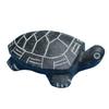 Hand-carved Natural Stone Turtle Figurine for Gardening, Aquariums, and Feng Shui. Cute, Lucky Charm, Gift, Small Animal Ornament (Large)