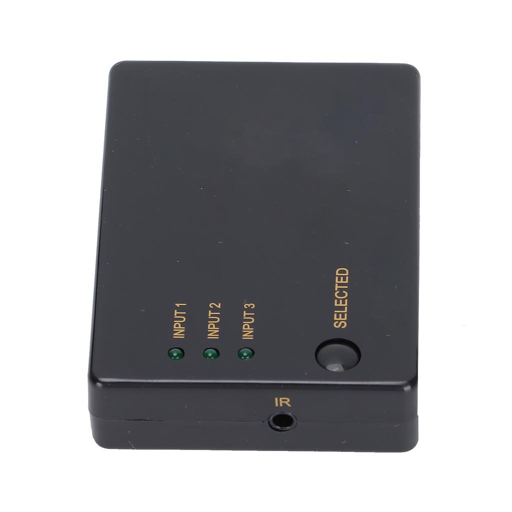 HD Multimedia Interface Switcher Splitter Switcher 3 in 1 Out with Infrared 4Kx2K Resolution
